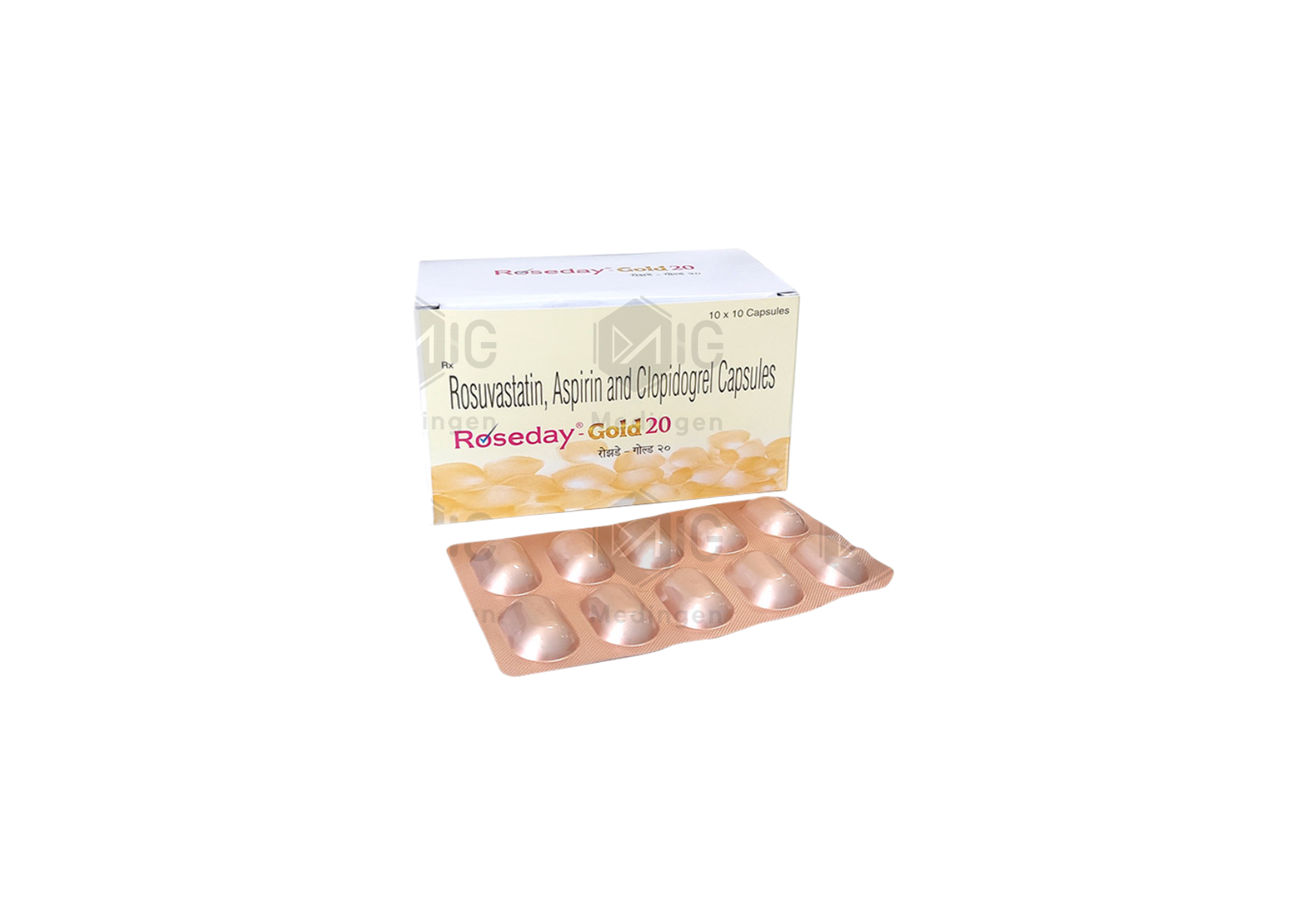ROSEDAY GOLD 20 CAPSULES